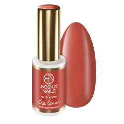 Lakier hybrydowy Lip Liner Harmony Dhalia no 596 Boska Nails 6 ml