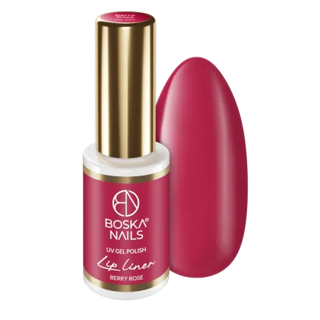 Lakier hybrydowy Lip Liner Berry Rose no 597 Boska Nails 6 ml
