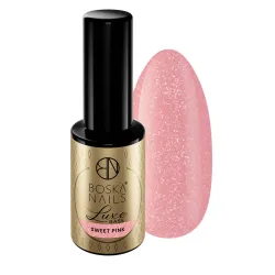 Baza kauczukowa z drobinką  Luxe Base Sweet Pink Boska Nails 10 ml