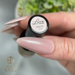 Baza kauczukowa z drobinką  Luxe Base Peach Jam  Boska Nails 10 ml