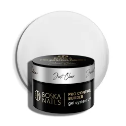 Żel budujący UV do paznokci Pro Control Builder Gel System UV Just Clear Boska Nails 50 ml