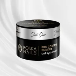 Żel budujący UV do paznokci Pro Control Builder Gel System UV Just Clear Boska Nails 50 ml