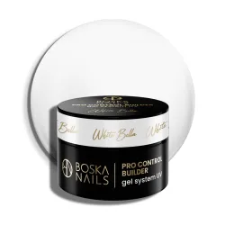 Żel budujący UV do paznokci Pro Control Builder Gel System UV White Bella Boska Nails 50 ml