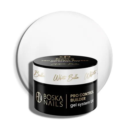 Żel budujący UV do paznokci Pro Control Builder Gel System UV White Bella Boska Nails 50 ml