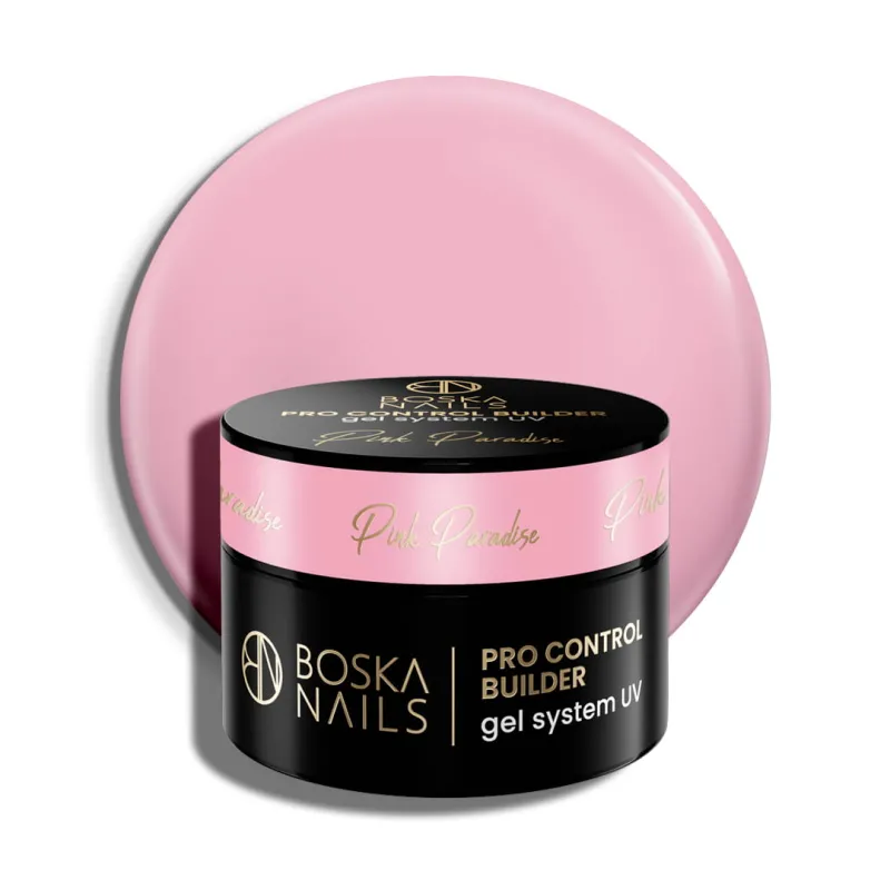 Żel budujący UV do paznokci Pro Control Builder Gel System UV Pink Paradise Boska Nails  50 ml