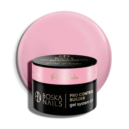 Żel budujący UV do paznokci Pro Control Builder Gel System UV Pink Paradise Boska Nails  50 ml