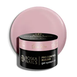 Żel budujący UV do paznokci Pro Control Builder Gel System UV Shine Rose Boska Nails 50 ml