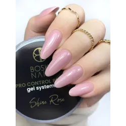 Żel budujący UV do paznokci Pro Control Builder Gel System UV Shine Rose Boska Nails 50 ml