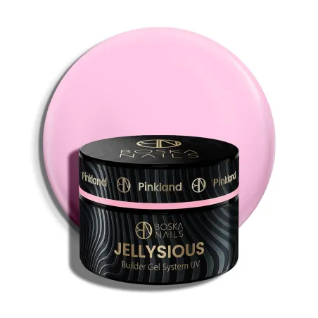 Żel budujący UV do paznokci galaretka Jellysious Pinkland Boska Nails 50 ml