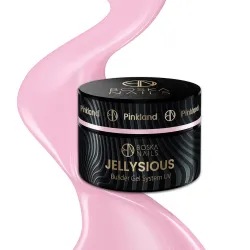 Żel budujący UV do paznokci galaretka Jellysious Pinkland Boska Nails 50 ml