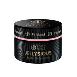 Żel budujący UV do paznokci galaretka Jellysious Pinkland Boska Nails 50 ml