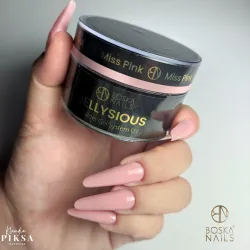 Żel budujący UV do paznokci galaretka Jellysious Miss Pink Boska Nails 30 ml