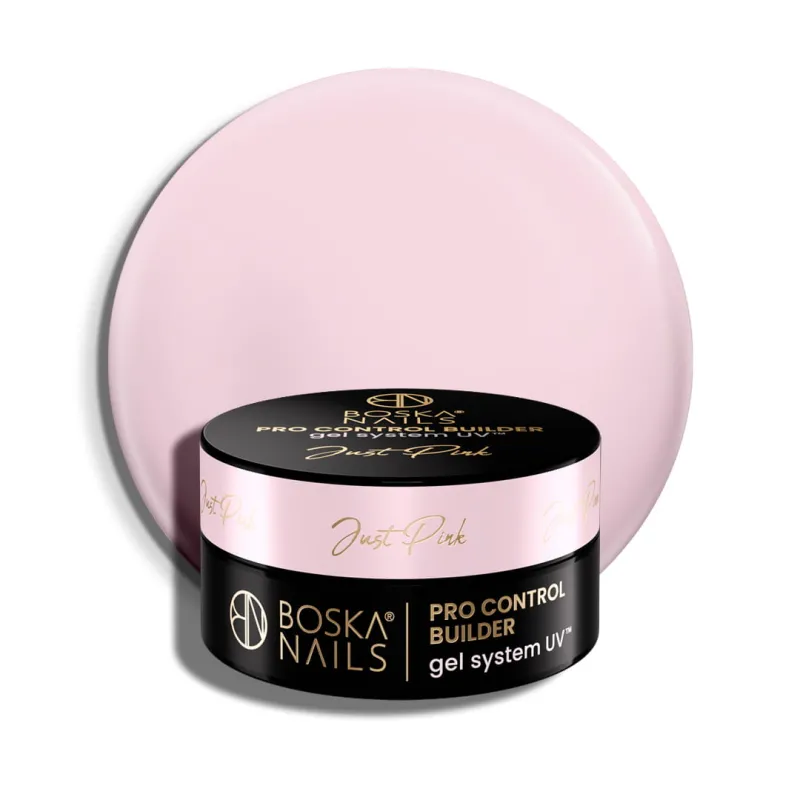Żel budujący UV do paznokci Pro Control Builder Gel System UV Just Pink Boska Nails  30 ml