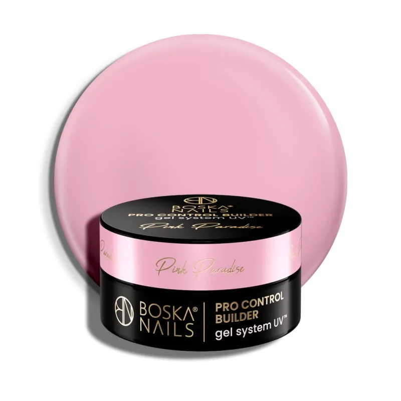 Żel budujący UV do paznokci Pro Control Builder Gel System UV Pink Paradise Boska Nails 30 ml