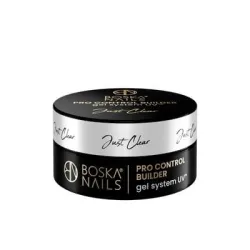 Żel budujący UV do paznokci Pro Control Builder Gel System UV Just Clear Boska Nails 30 ml