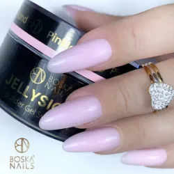 Żel budujący UV do paznokci galaretka Jellysious Pinkland Boska Nails 15 ml