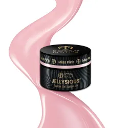 Żel budujący UV do paznokci galaretka Jellysious Miss Pink Boska Nails 15 ml