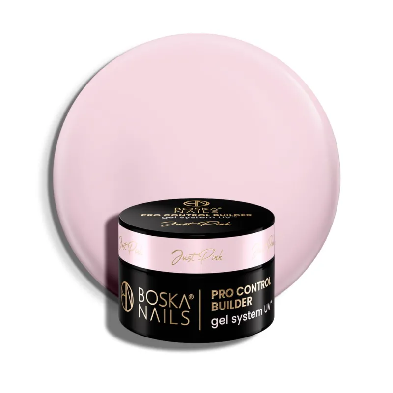 Żel budujący UV do paznokci Pro Control Builder Gel System UV Just Pink Boska Nails  15 ml