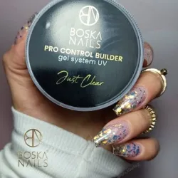 Żel budujący UV do paznokci Pro Control Builder Gel System UV Just Clear Boska Nails 15 ml
