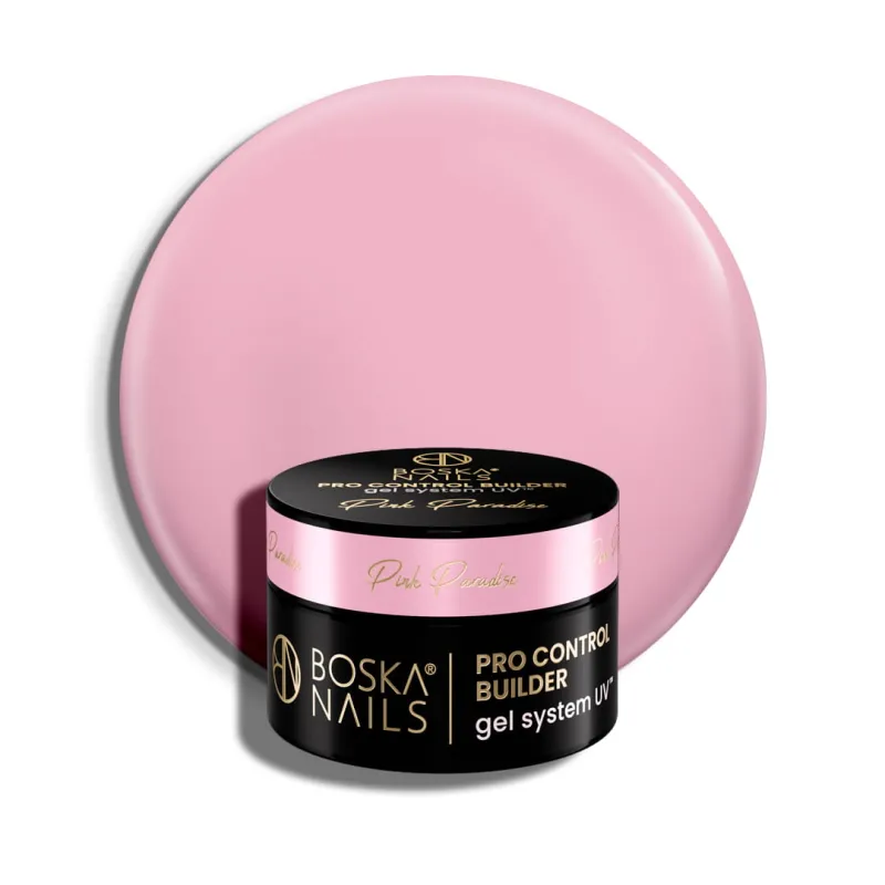 Żel budujący UV do paznokci Pro Control Builder Gel System UV Pink Paradise Boska Nails  15 ml