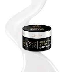Żel budujący UV do paznokci Pro Control Builder Gel System UV White Bella Boska Nails 15 ml