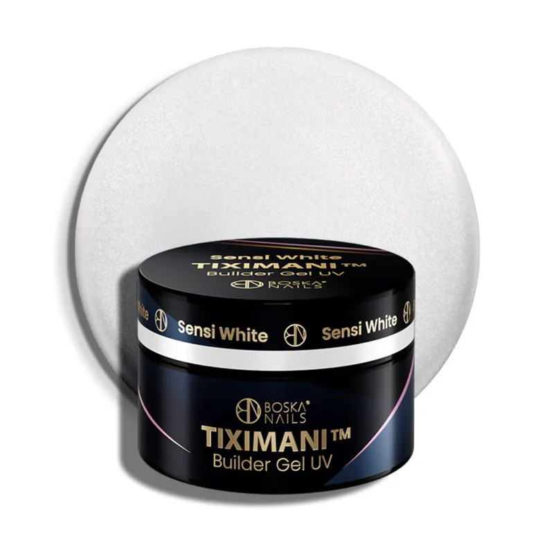 Żel budujący UV do paznokci z pamięcią cieczy Tiximani Sensi White Boska Nails 50 ml
