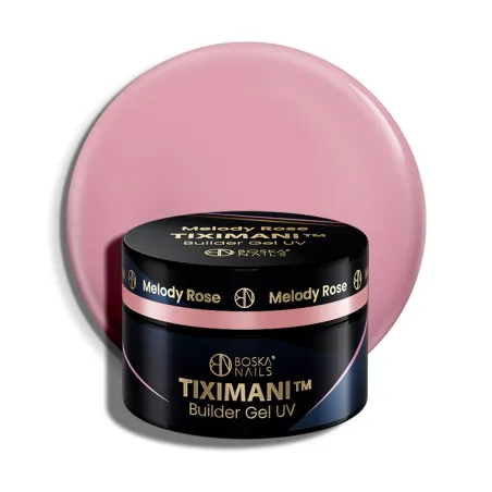 Żel budujący UV do paznokci z pamięcią cieczy Tiximani Melody Rose Boska Nails 50 ml