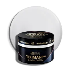 Żel budujący UV do paznokci z pamięcią cieczy Tiximani White Heart Boska Nails 50 ml