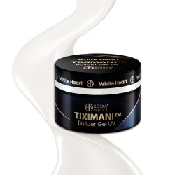 Żel budujący UV do paznokci z pamięcią cieczy Tiximani White Heart Boska Nails 50 ml