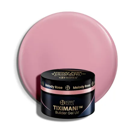 Żel budujący UV do paznokci z pamięcią cieczy Tiximani Melody Rose Boska Nails 15 ml
