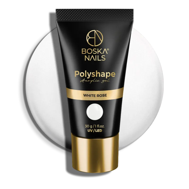 Akrylożel Polyshape  White Rose Boska Nails 30 g