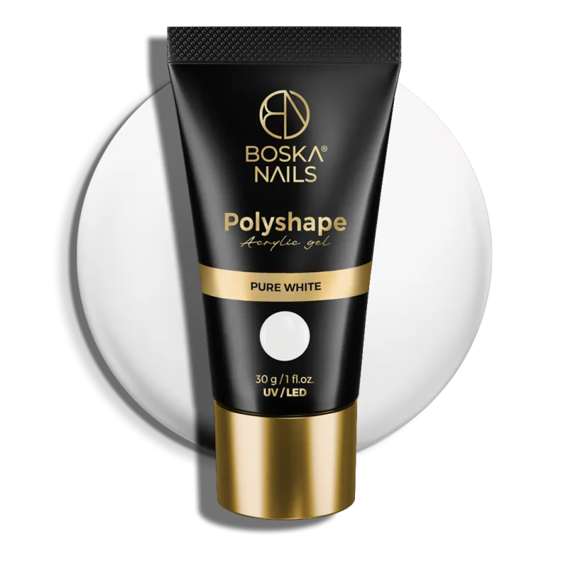 Akrylożel Polyshape  Pure White Boska Nails 30 g