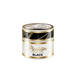 Żel do zdobień Picassini Paint Gel Black Boska Nails 5 ml