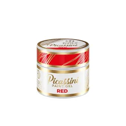Żel do zdobień Picassini Paint Gel Red Boska Nails 5 ml