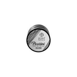 Żel do zdobień Picassini Metalic Paint Gel Silver Boska Nails 5 ml