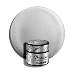 Srebrny żel do zdobień Picassini Metalic Paint Gel SILVERINIO Boska Nails 5 ml