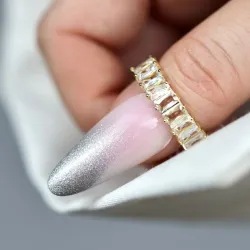 Srebrny żel do zdobień Picassini Metalic Paint Gel SILVERINIO Boska Nails 5 ml