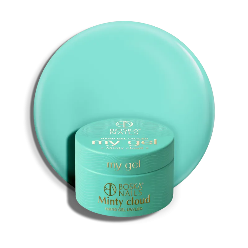 Kolorowy żel budujący UV My Gel MINTY CLOUD Boska Nails 15 ml