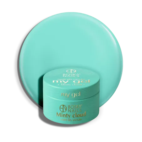 Kolorowy żel budujący UV My Gel MINTY CLOUD Boska Nails 15 ml
