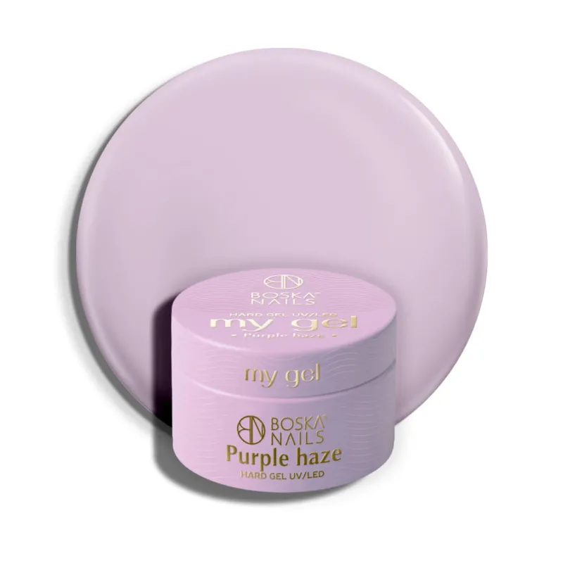 Fioletowy budujący żel UV My Gel PURPLE HAZE Boska Nails 15 ml