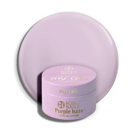 Fioletowy budujący żel UV My Gel PURPLE HAZE Boska Nails 15 ml