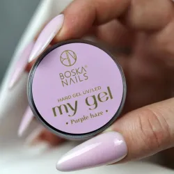 Fioletowy budujący żel UV My Gel PURPLE HAZE Boska Nails 15 ml