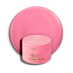 Różowy żel budujący UV My Gel CANDY BEAM Boska Nails 15 ml