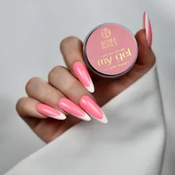Różowy żel budujący UV My Gel CANDY BEAM Boska Nails 15 ml