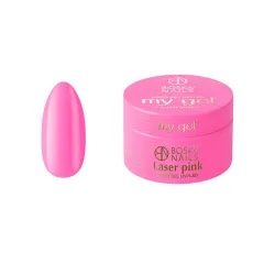 Różowy żel budujący UV My Gel LASER PINK Boska Nails 15 ml