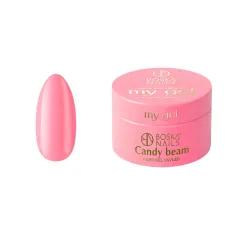 Różowy żel budujący UV My Gel CANDY BEAM Boska Nails 15 ml