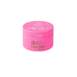 Różowy żel budujący UV My Gel LASER PINK Boska Nails 15 ml