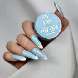 Niebieski żel budujący UV My Gel MISTY WAVE Boska Nails 15 ml