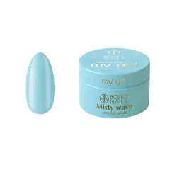 Niebieski żel budujący UV My Gel MISTY WAVE Boska Nails 15 ml