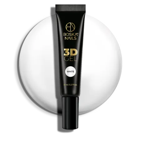 GEL 3D żel do zdobień White Boska Nails 8 ml